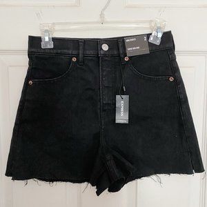 Black Brand New With Tags Express Shorts, Mom Shorts, Super High Waisted, Size 2